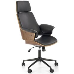 Fotoliu Halmar Weber (Walnut/Black) Thumb