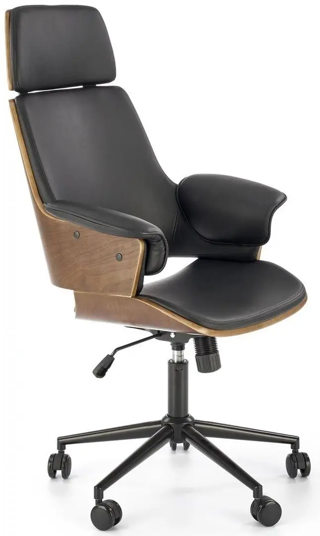 Fotoliu Halmar Weber (Walnut/Black)