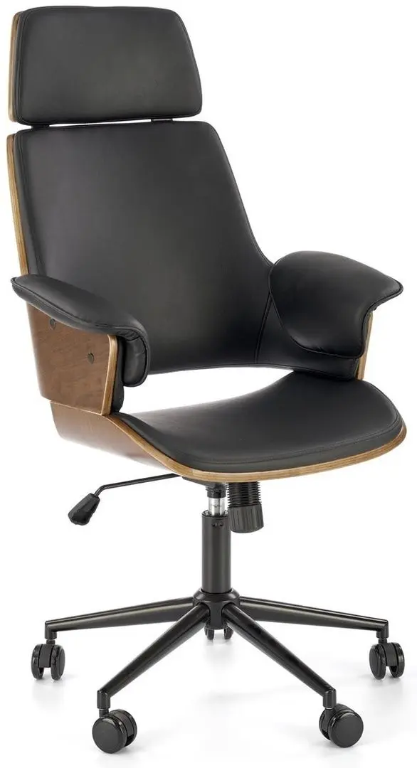 Fotoliu Halmar Weber (Walnut/Black)