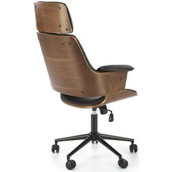 Fotoliu Halmar Weber (Walnut/Black) Thumb