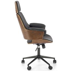 Fotoliu Halmar Weber (Walnut/Black) Thumb