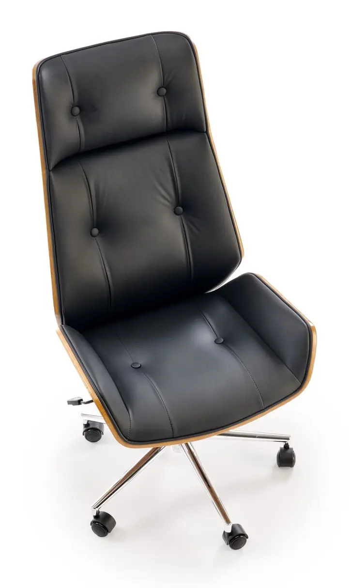 Fotoliu Halmar Webster (Walnut/Black) - 6