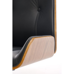 Fotoliu Halmar Webster (Walnut/Black) Thumb