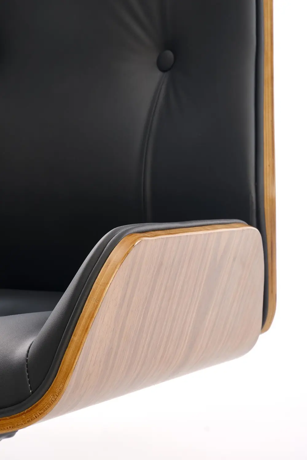 Fotoliu Halmar Webster (Walnut/Black) - 7