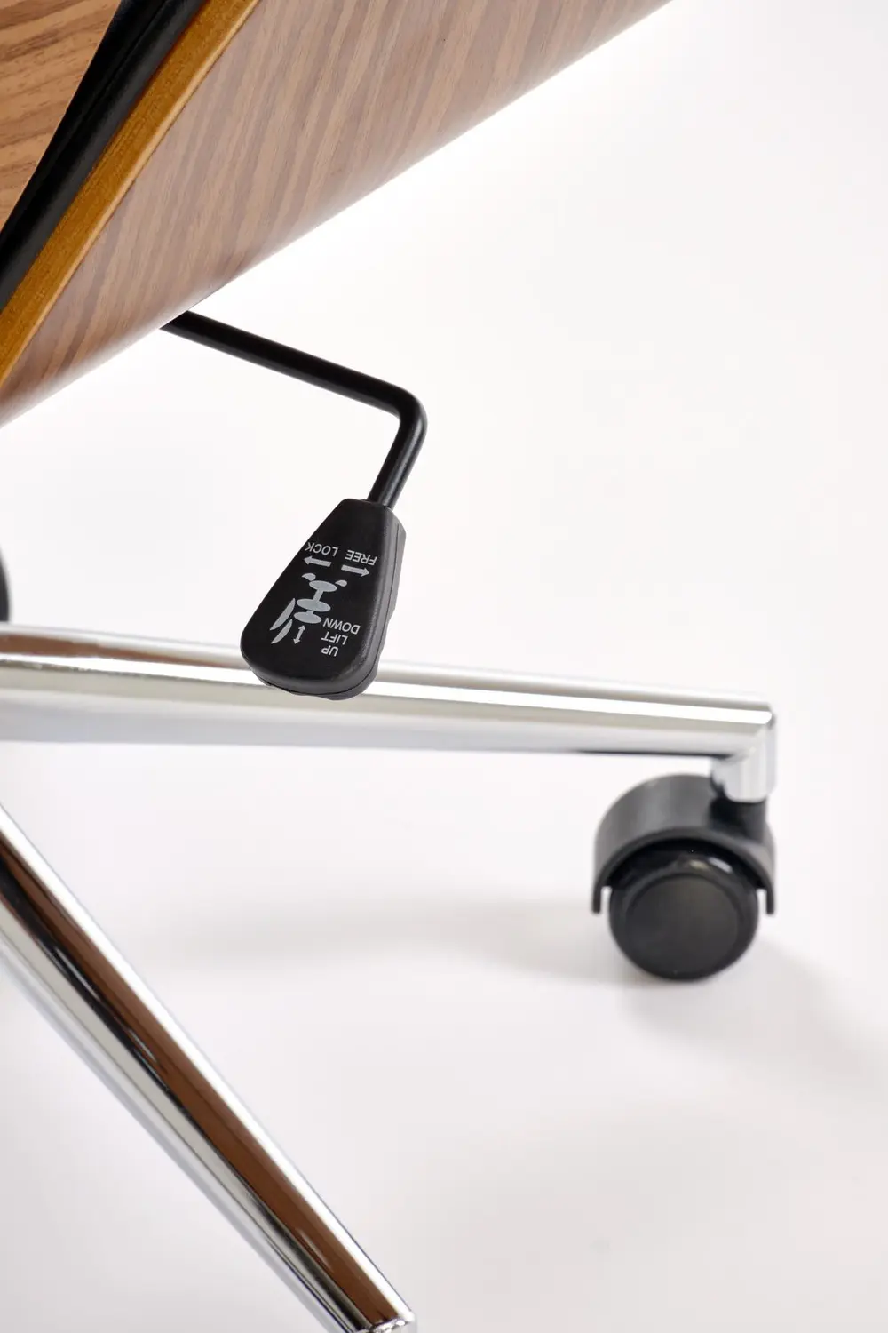 Fotoliu Halmar Webster (Walnut/Black) - 8