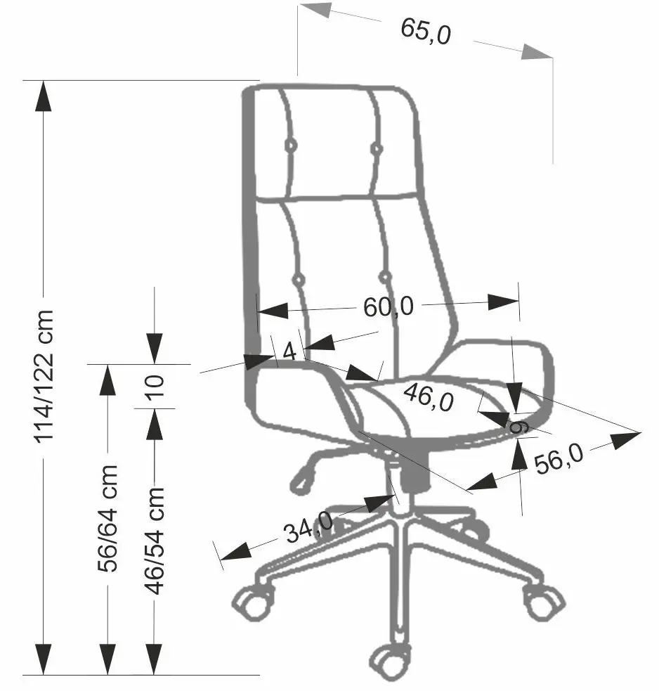 Fotoliu Halmar Webster (Walnut/Black) - 9