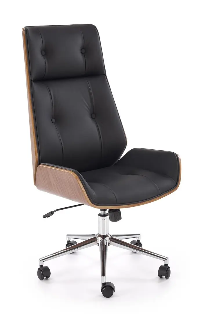 Fotoliu Halmar Webster (Walnut/Black)