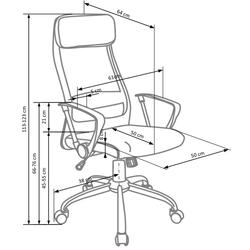 Кресло Halmar Zoom (Gray) Thumb