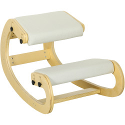 Scaun ergonomic Homcom 921-787V00CW (Cream/Birch) Thumb