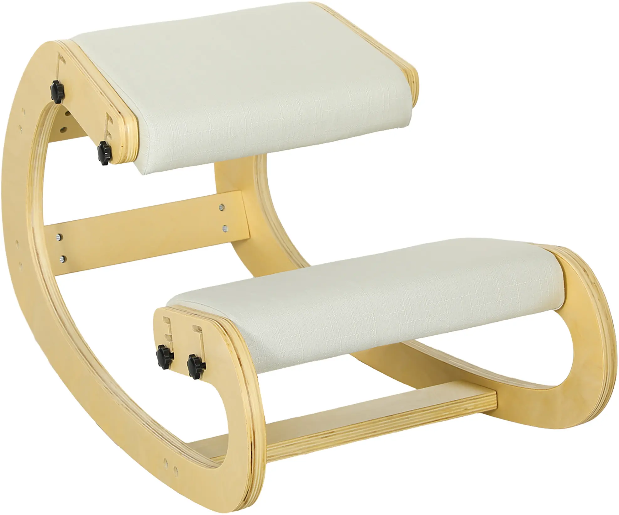 Scaun ergonomic Homcom 921-787V00CW (Cream/Birch) - 2