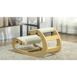 Scaun ergonomic Homcom 921-787V00CW (Cream/Birch) Thumb