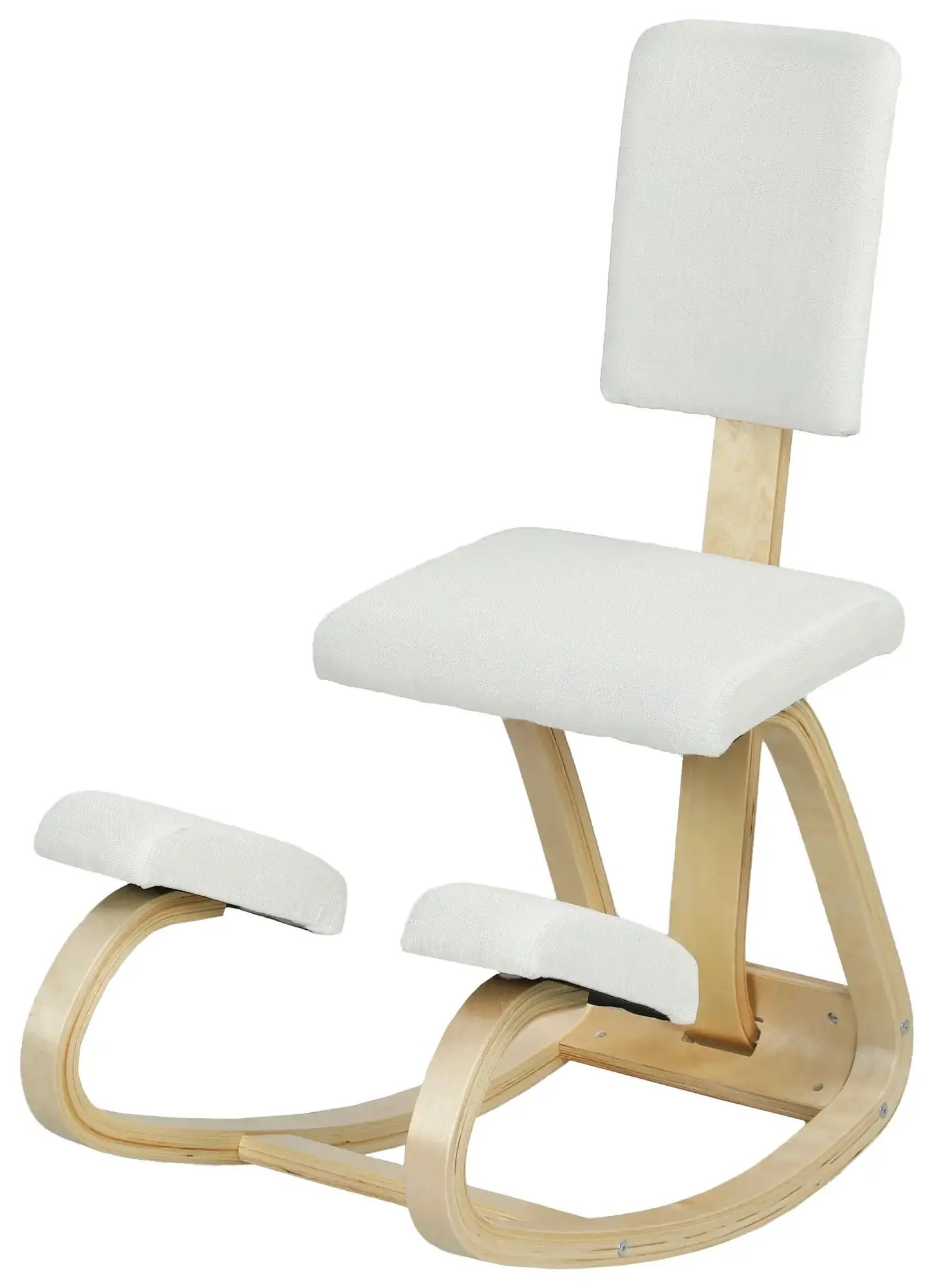 Эргономический стул Homcom 921-788V00CW (Cream White) - 2