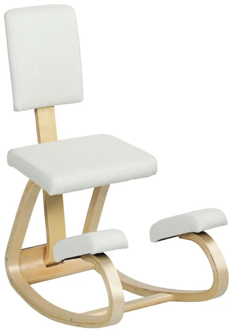 Эргономический стул Homcom 921-788V00CW (Cream White)