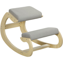 Эргономический стул Homcom 921-789V00LG (Light Grey/Birch) Thumb