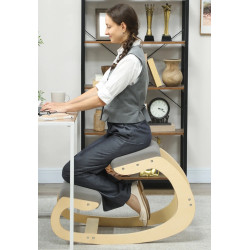 Эргономический стул Homcom 921-789V00LG (Light Grey/Birch) Thumb