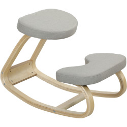 Scaun ergonomic Homcom 921-791V00LG (Grey/Birch) Thumb