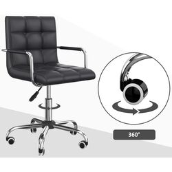 Fotoliu Homcom 02-0697 52x54x94 cn (Black/Chrome) Thumb