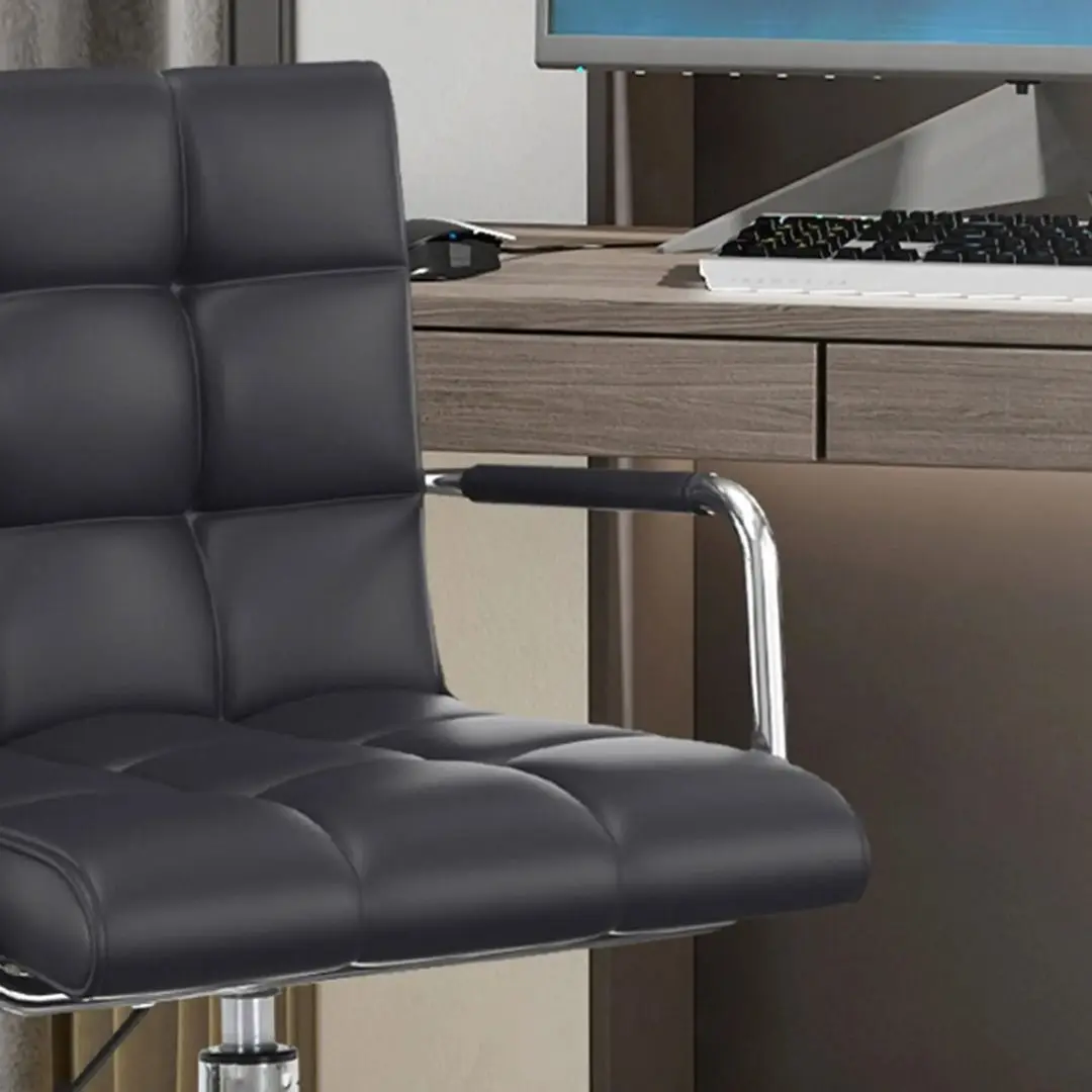 Fotoliu Homcom 02-0697 52x54x94 cn (Black/Chrome) - 7