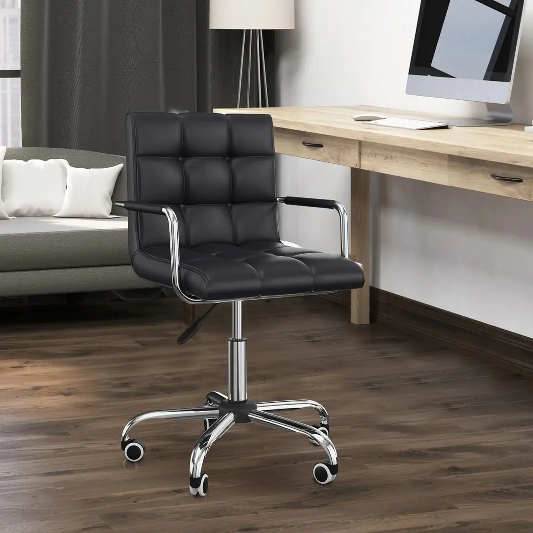 Fotoliu Homcom 02-0697 52x54x94 cn (Black/Chrome) - 10