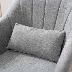 Кресло Homcom 833-757 (Grey/Silver) Thumb