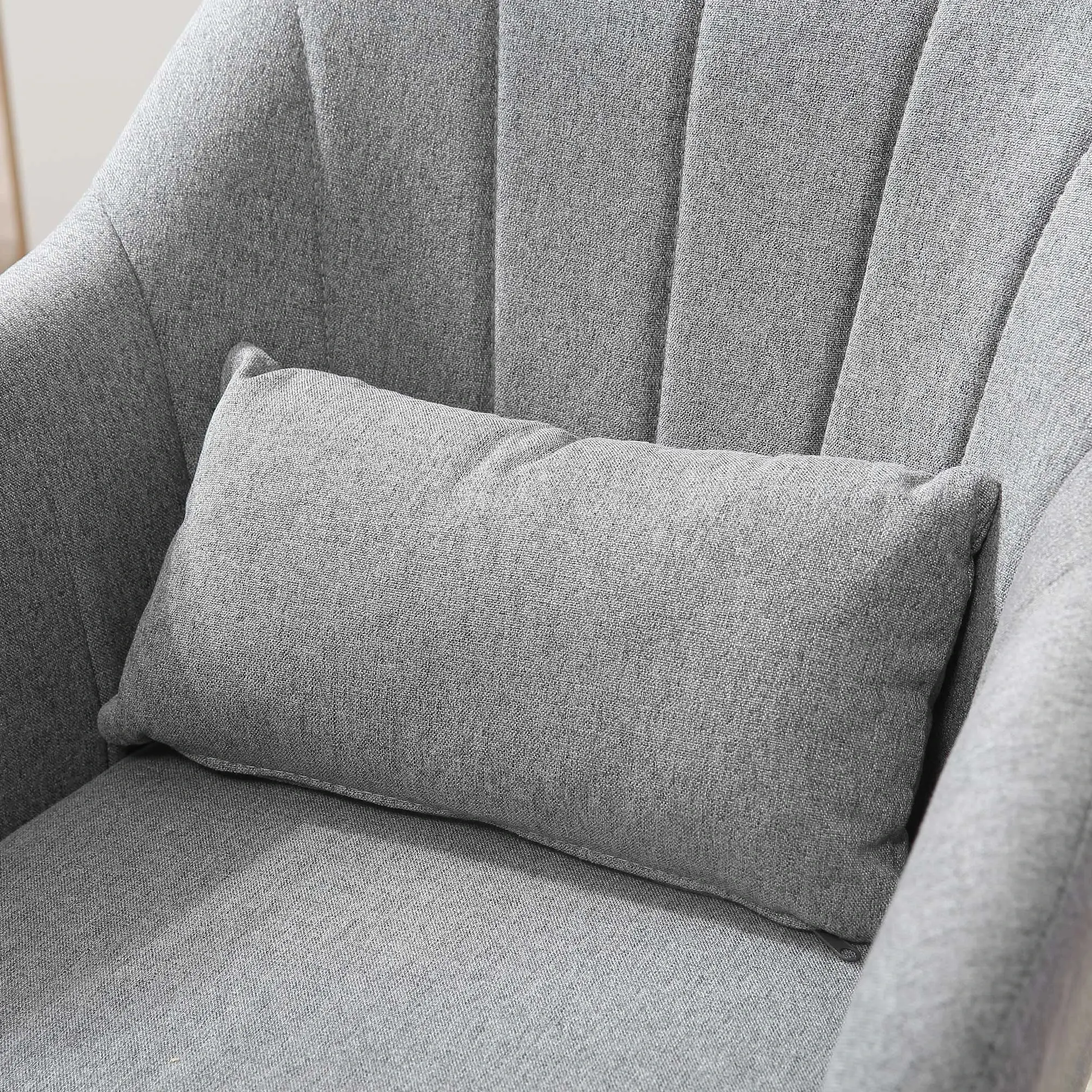 Кресло Homcom 833-757 (Grey/Silver) - 3