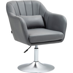 Fotoliu Homcom 833-757V03CG (Grey/Silver) Thumb