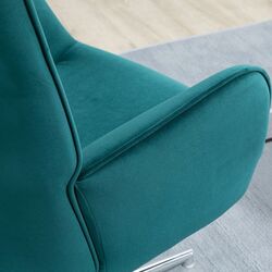 Кресло Homcom 839-453V00BU 66x73x102 (Blue/Chrome) Thumb