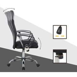 Fotoliu Homcom A2-0093 63x61x119 cm (Black) Thumb