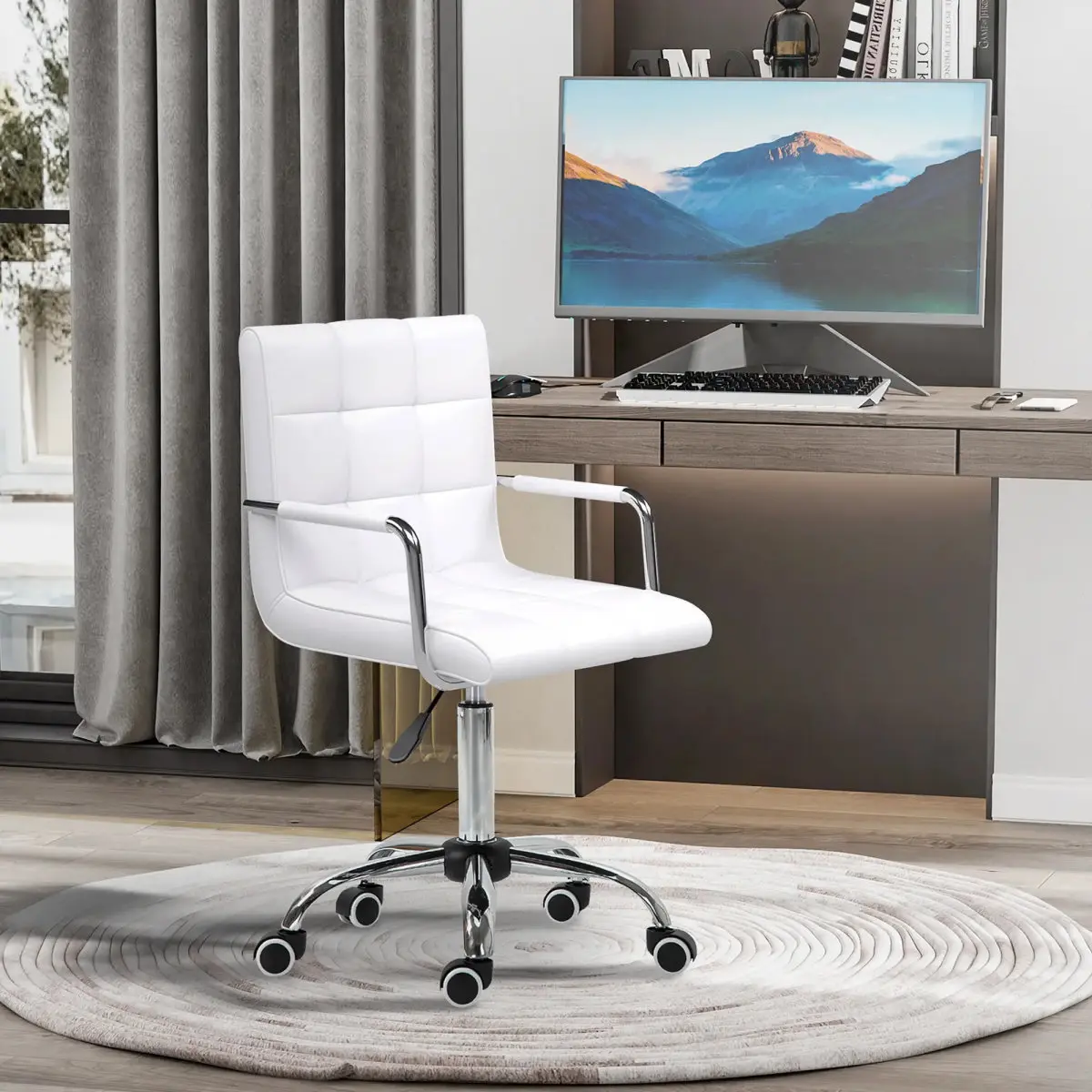 Офисное кресло Homcom 02-0701 (White) - 8