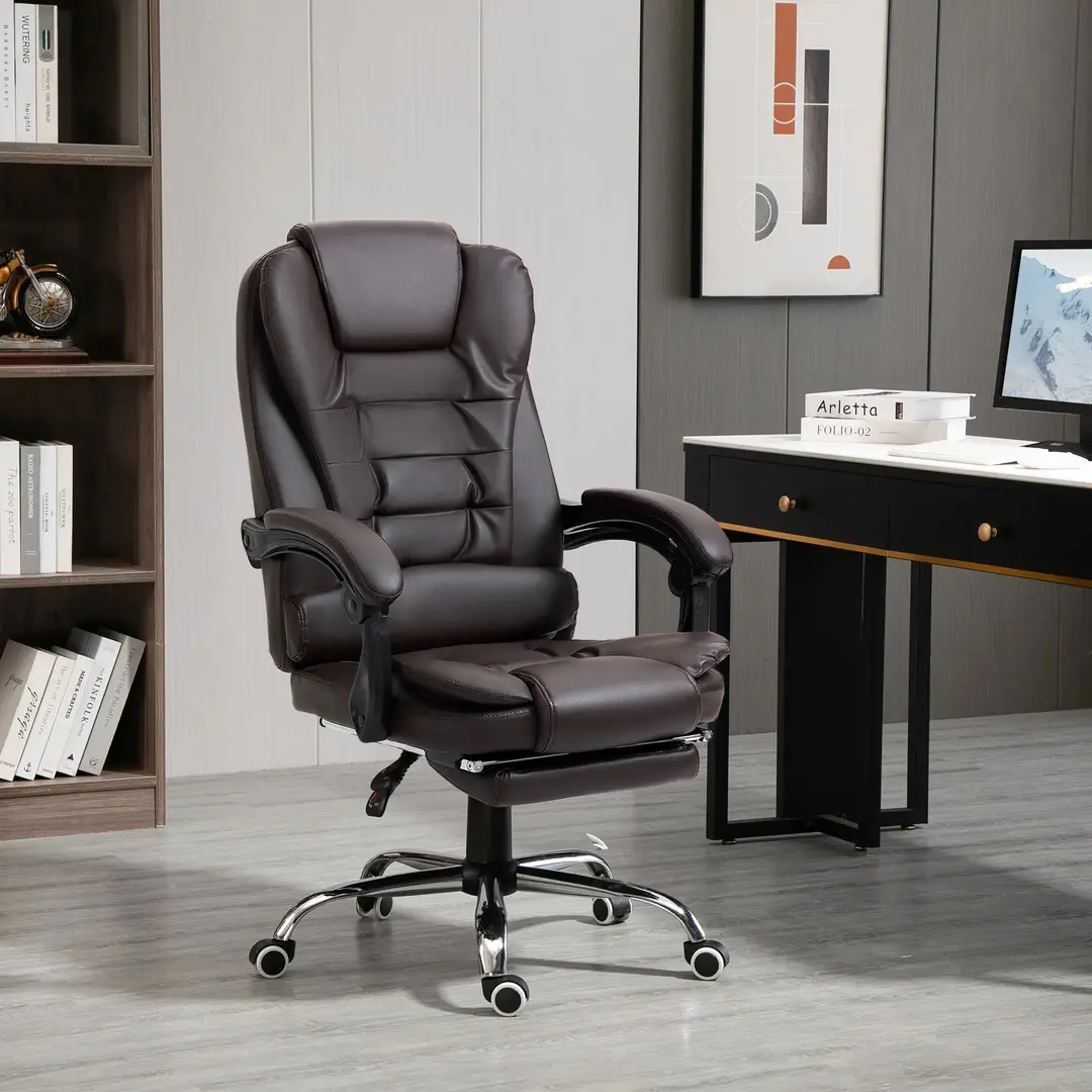Fotoliu de birou Homcom 921-083V01CF (Brown)