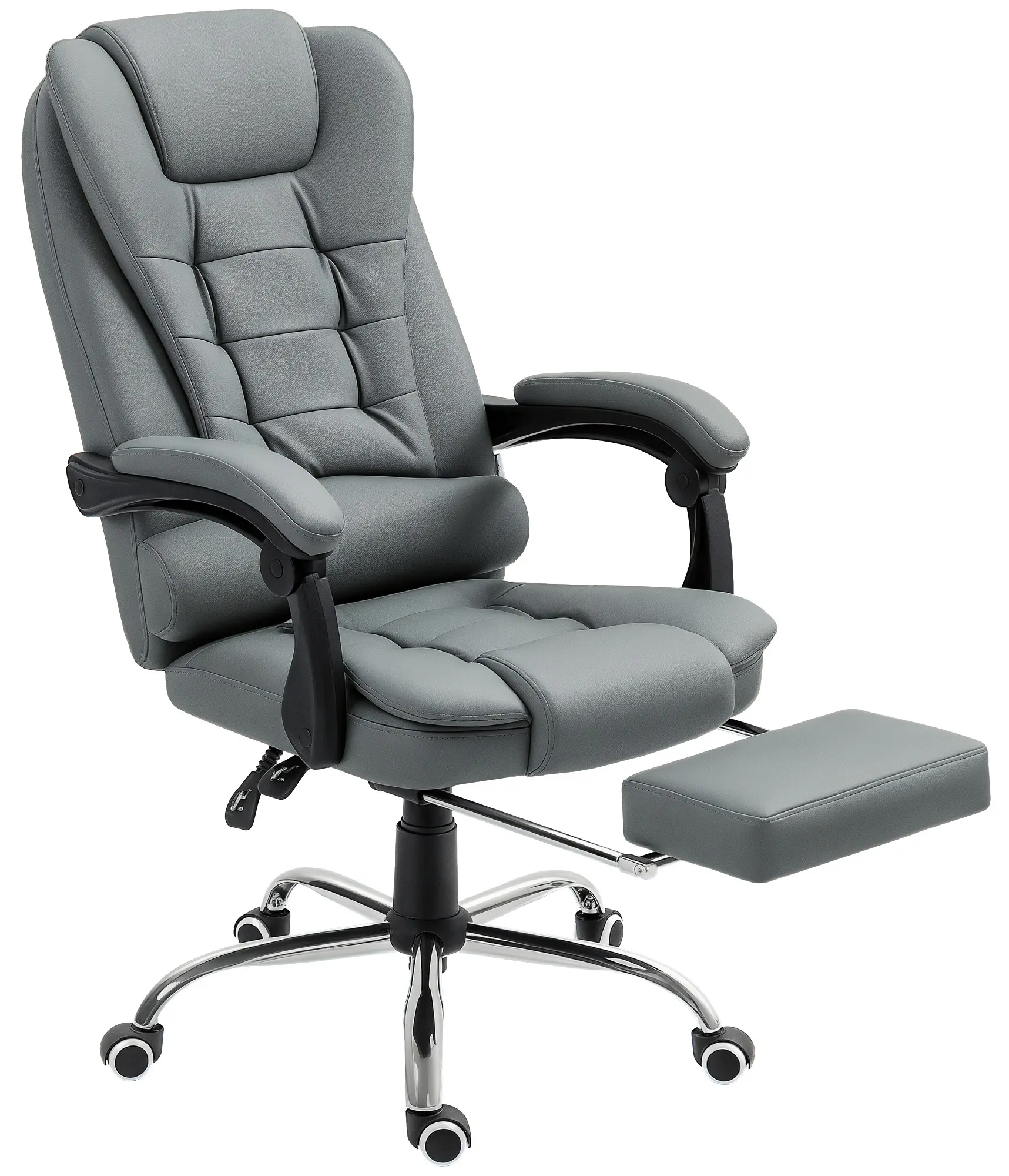Fotoliu de birou Homcom 921-083V01GY (Grey) - 2