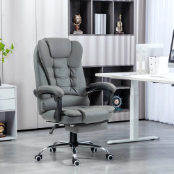 Fotoliu de birou Homcom 921-083V01GY (Grey)