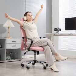 Fotoliu de birou Homcom 921-394V00PK (Pink) Thumb