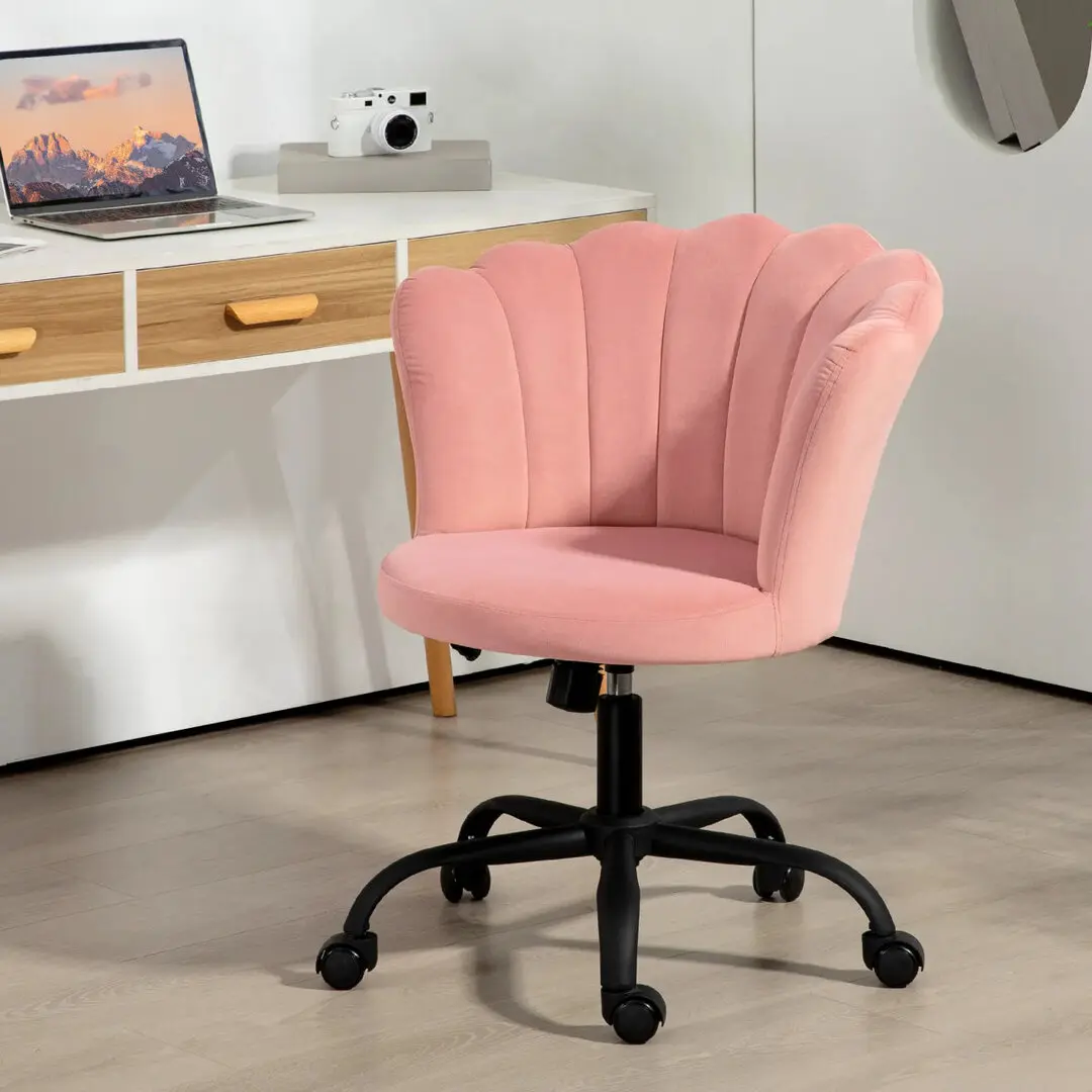 Fotoliu de birou Homcom 921-765V00PK (Pink)