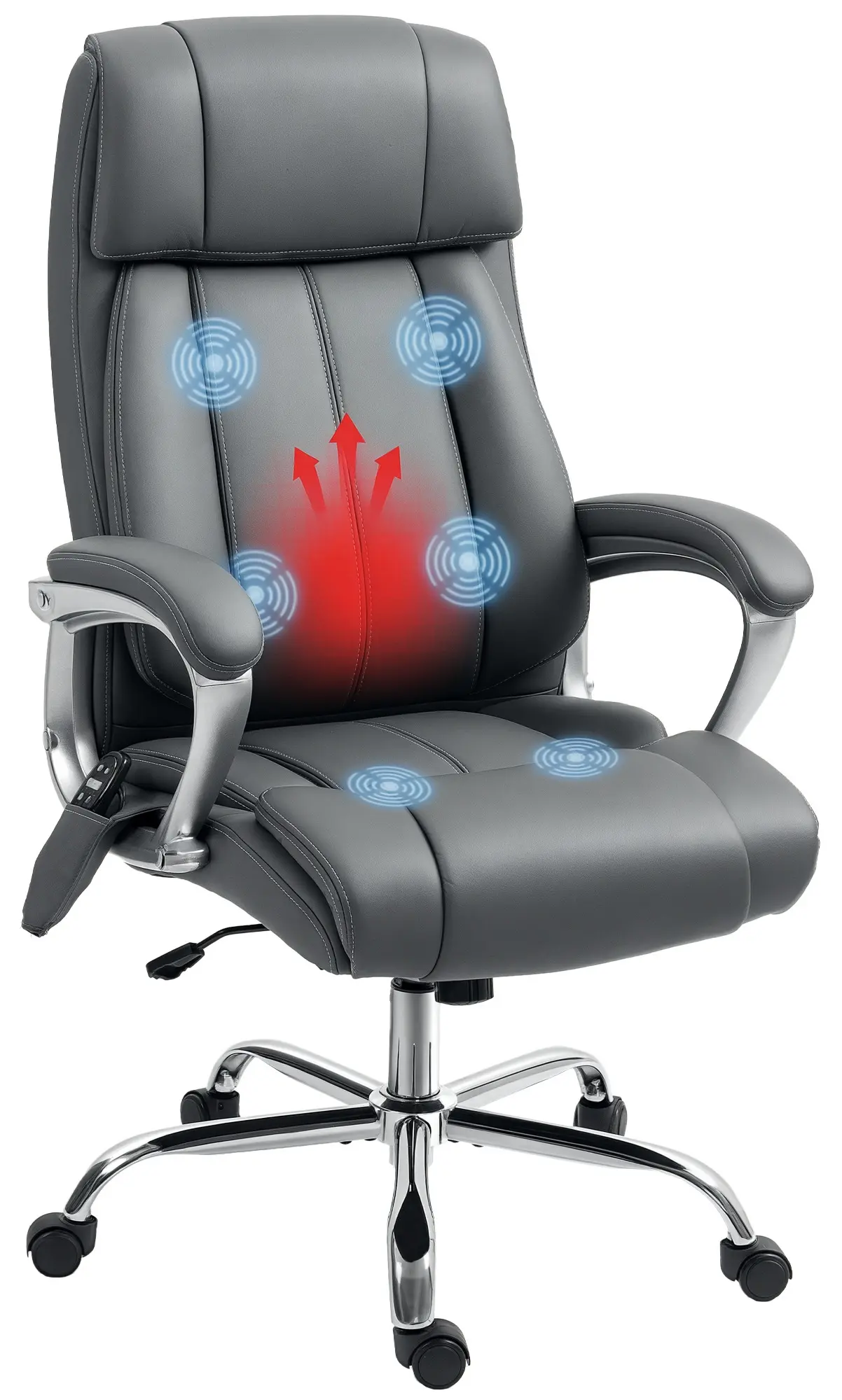 Fotoliu de birou Homcom 921-805V90CG (Dark Grey) - 2