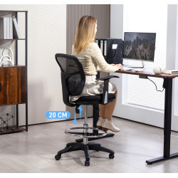 Офисное кресло Homcom 921-826V00BK (Black) Thumb