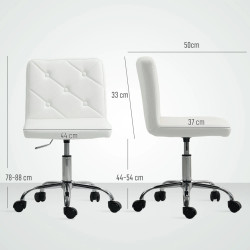 Офисное кресло Homcom 921-855V00WT (White) Thumb