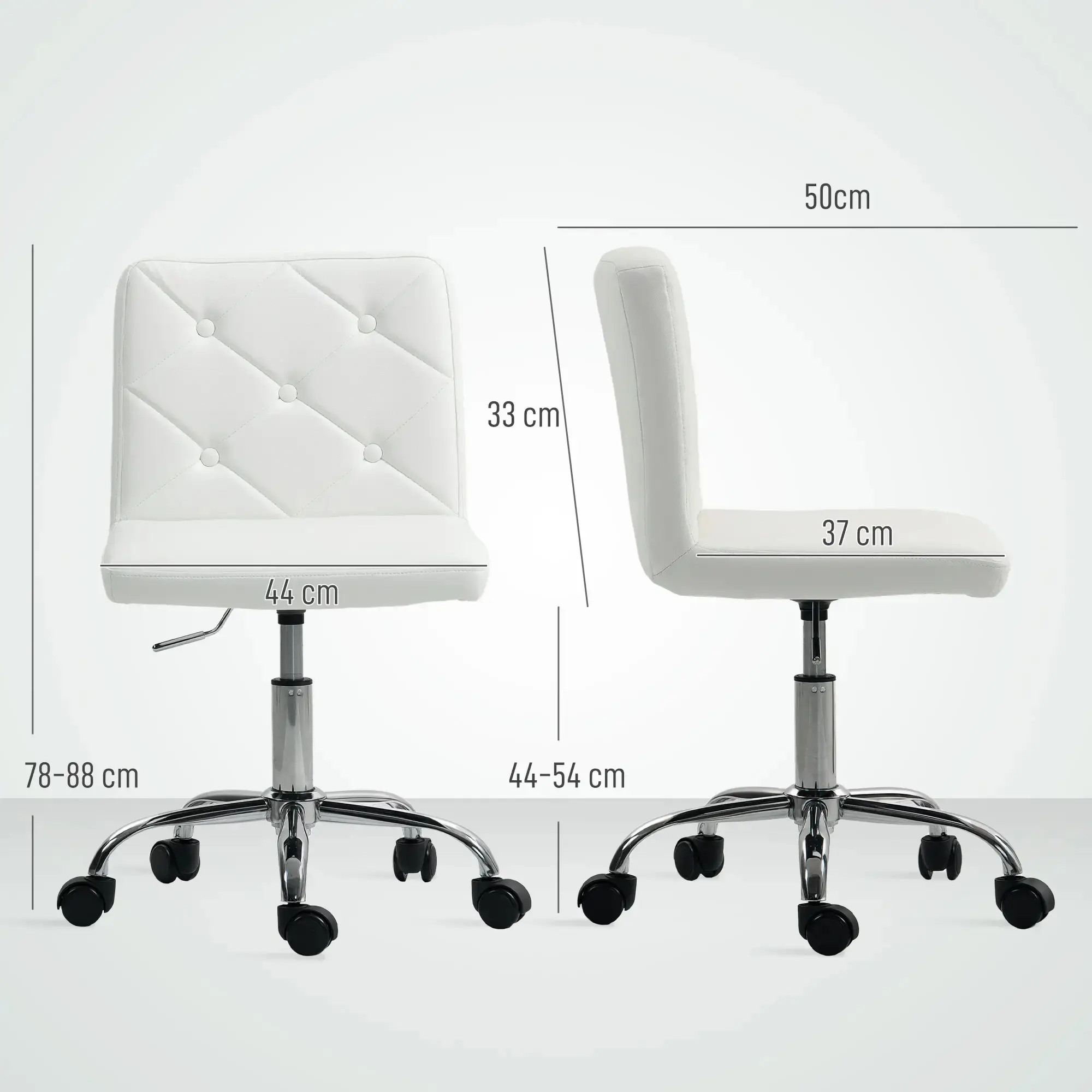 Офисное кресло Homcom 921-855V00WT (White) - 3