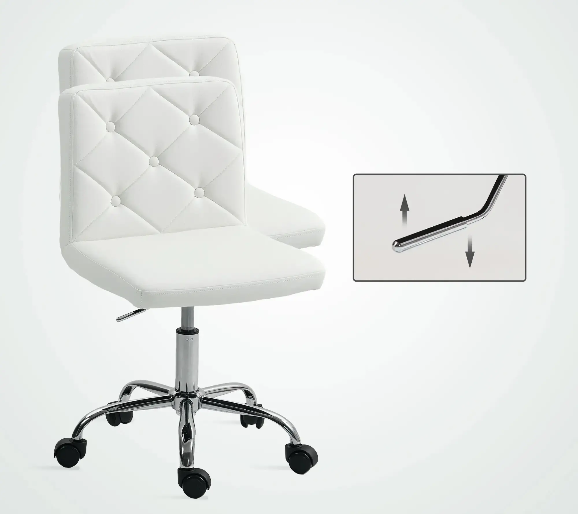 Офисное кресло Homcom 921-855V00WT (White) - 4