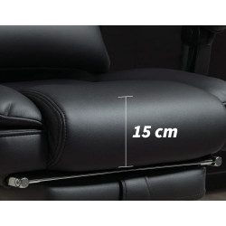 Fotoliu de birou Homcom 921-859V00BK (Black) Thumb