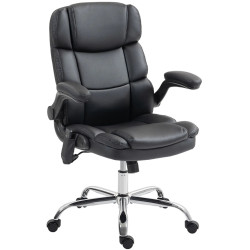 Fotoliu de birou Homcom 921-861V91BK (Black) Thumb