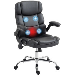 Fotoliu de birou Homcom 921-861V91BK (Black) Thumb