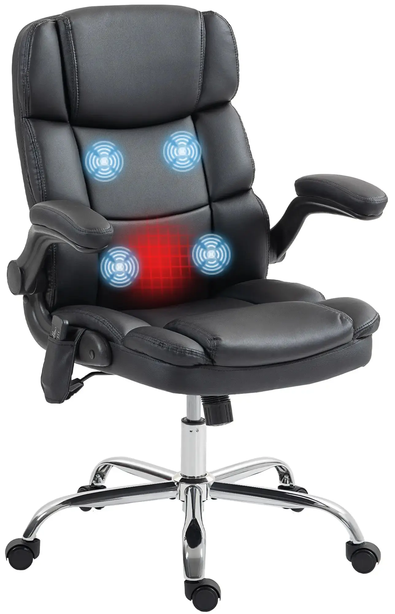 Fotoliu de birou Homcom 921-861V91BK (Black) - 3