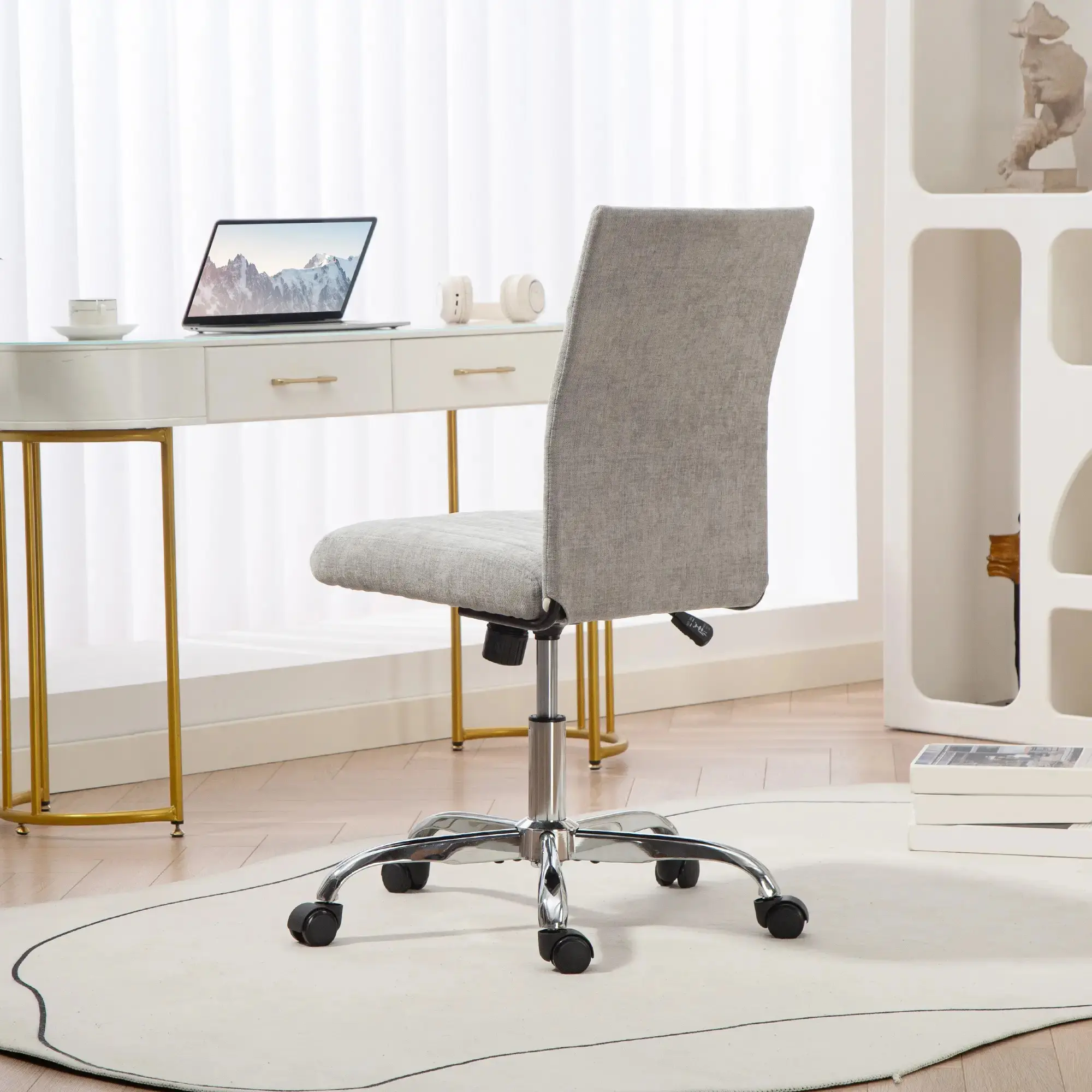 Офисное кресло Homcom 921-862V00GY (Grey) - 4