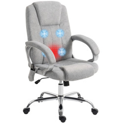 Fotoliu de birou Homcom 921-872V90GY (Grey) Thumb