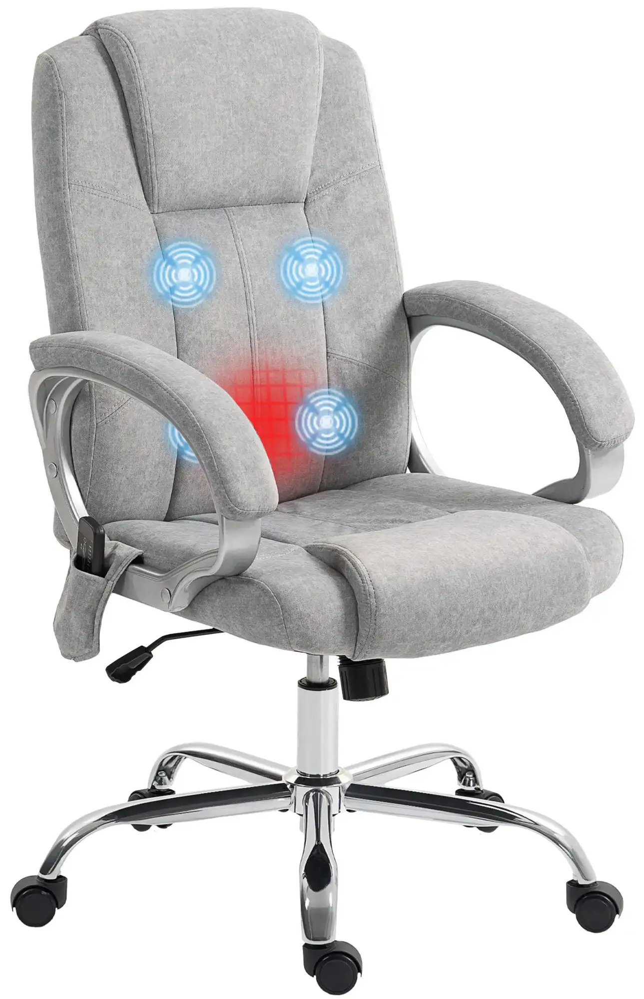 Fotoliu de birou Homcom 921-872V90GY (Grey) - 3