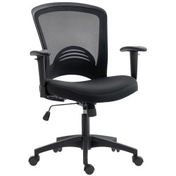 Fotoliu de birou Homcom 921-873V00BK (Black) Thumb