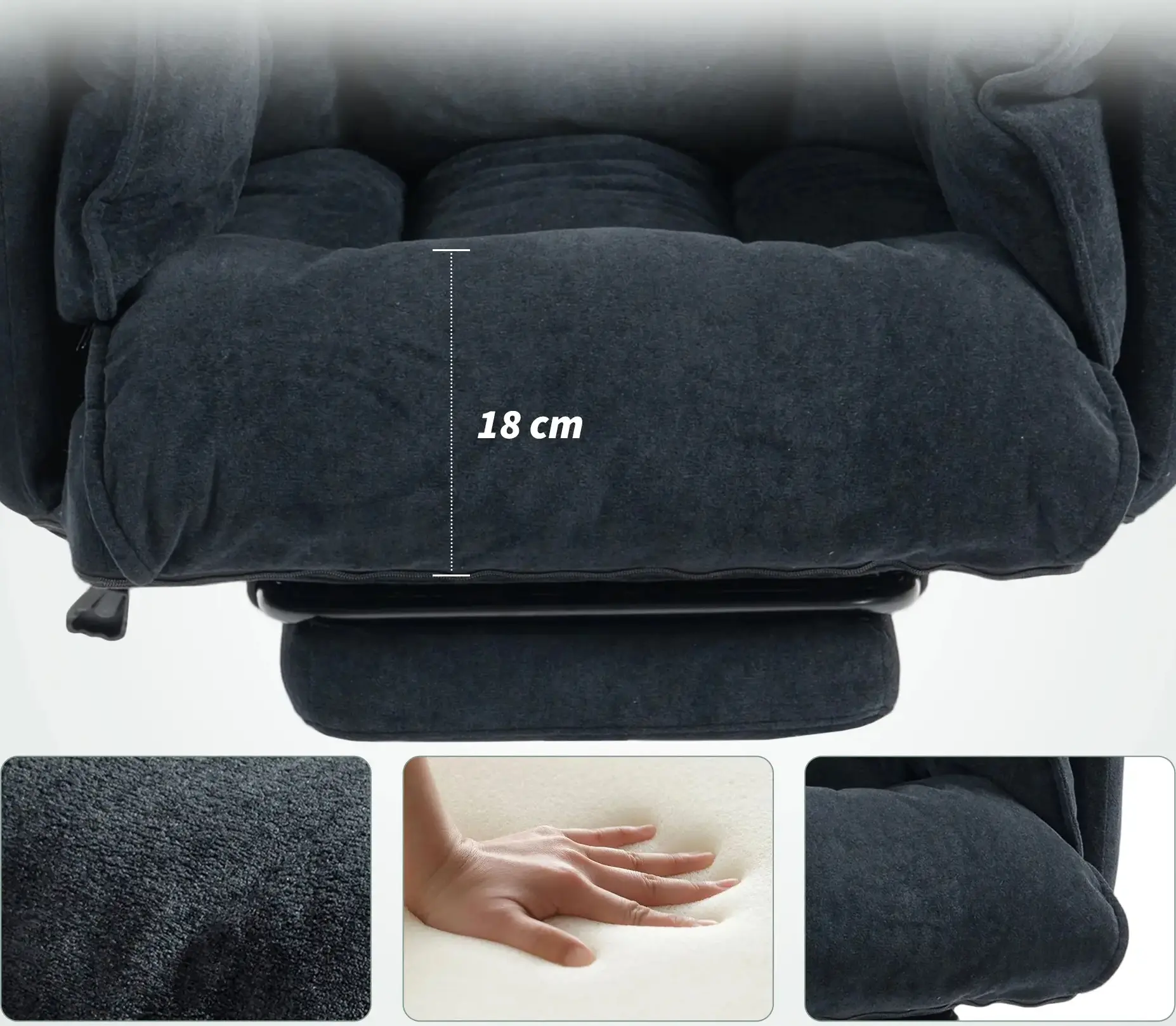 Офисное кресло Homcom 921-880V00BK (Black) - 5