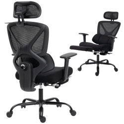 Офисное кресло Homcom 921-902V00BK (Black) Thumb