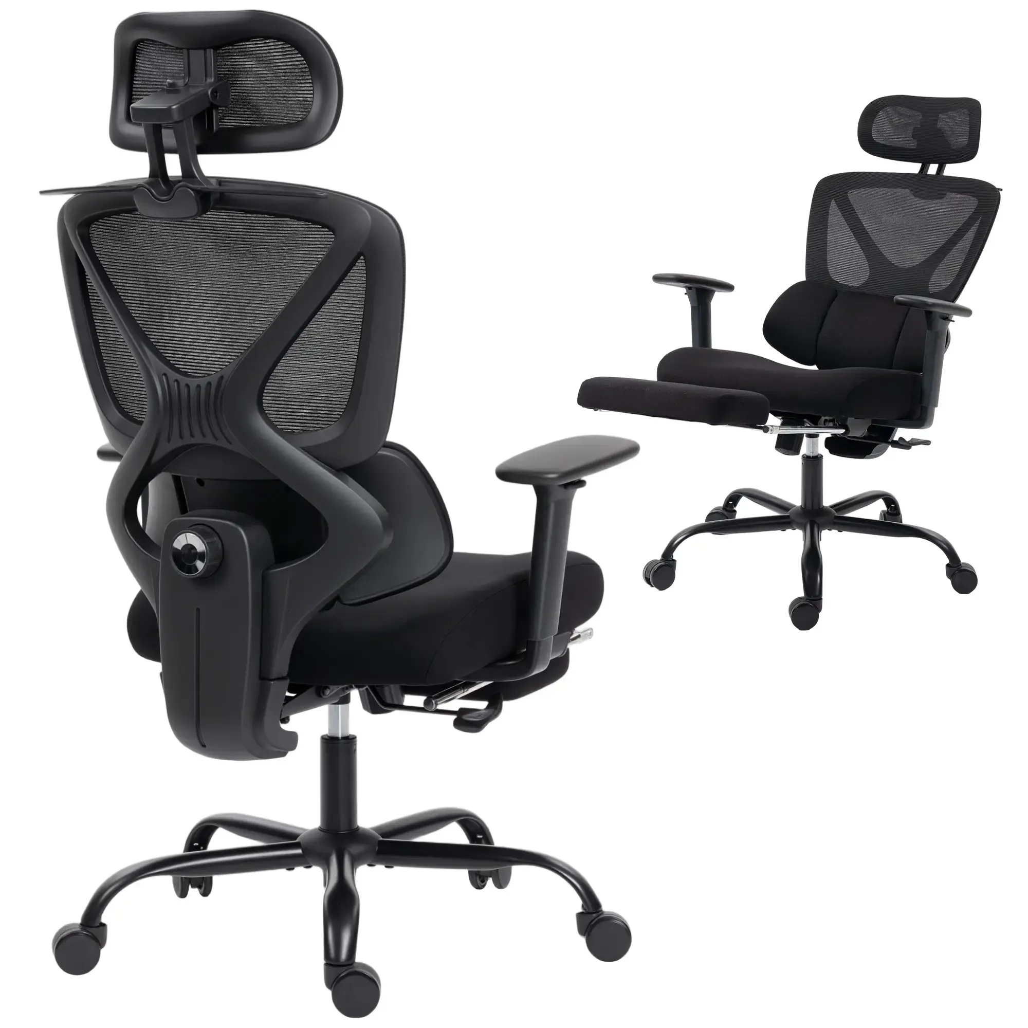 Офисное кресло Homcom 921-902V00BK (Black) - 3